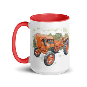 The Tractor Mugs Store Porsche Diesel A111 Watercolor | Mug with Color Inside Quality Farmers Merch