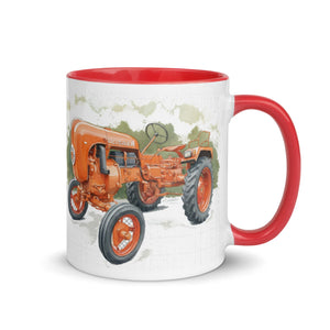 The Tractor Mugs Store Porsche Diesel A111 Watercolor | Mug with Color Inside Quality Farmers Merch