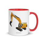 The Tractor Mugs Store Red / 11 oz JCB 370 LC | Mug with Color Inside Quality Farmers Merch