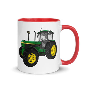The Tractor Mugs Store Red / 11 oz John Deere 3650 | Mug with Color Inside Quality Farmers Merch