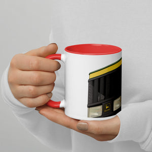 The Tractor Mugs Store Red / 11 oz John Deere 7810 Bonnet | Oil Painting Mug with Color Inside Quality Farmers Merch