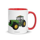 The Tractor Mugs Store Red / 11 oz John Deere 8200 | Mug with Color Inside Quality Farmers Merch