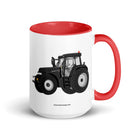 The Tractor Mugs Store Red / 15 oz Case IH 195 CVX Black | Mug with Color Inside Quality Farmers Merch