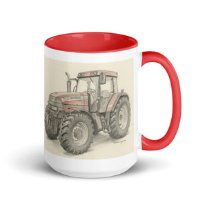 The Tractor Mugs Store Red / 15 oz McCormick MTX 150 Signature Edition Pencil Sketch | Mug with Color Inside Quality Farmers Merch