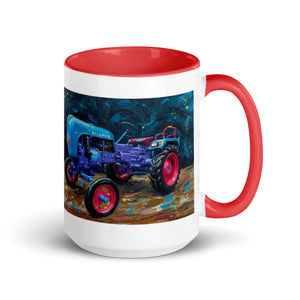 The Tractor Mugs Store Red / 15 oz Porsche Diesel A111 Splash Art | Mug with Color Inside Quality Farmers Merch