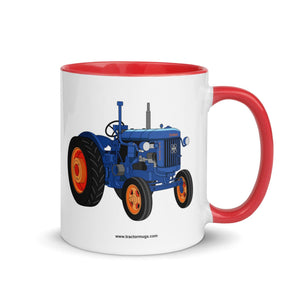 The Tractor Mugs Store Red Fordson E27N L4 | Mug with Color Inside Quality Farmers Merch