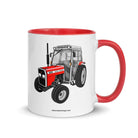 The Tractor Mugs Store Red Massey Ferguson 362 | Mug with Color Inside Quality Farmers Merch