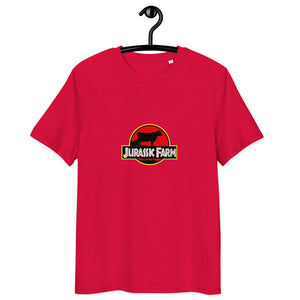 The Tractor Mugs Store Red / S Jurassic Farm | Unisex Organic Cotton Tee Quality Farmers Merch