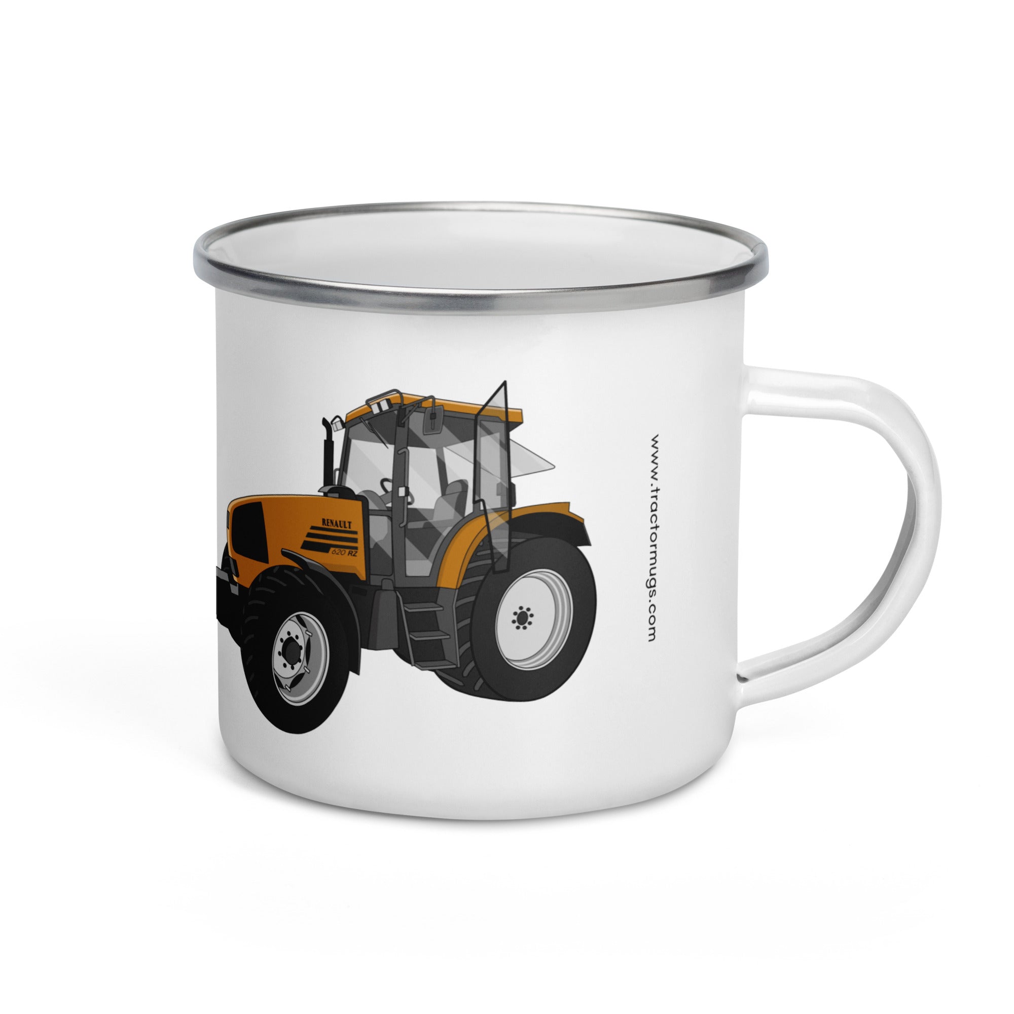 The Tractor Mugs Store Renault 620 RZ | Enamel Mug Quality Farmers Merch