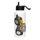 The Tractor Mugs Store Renault 620 RZ | Stainless steel water bottle with a straw lid Quality Farmers Merch