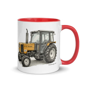 The Tractor Mugs Store Renault 65-32 MX Pencil Sketch | Mug with Color Inside Quality Farmers Merch