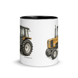 The Tractor Mugs Store Renault 65-32 MX Pencil Sketch | Mug with Color Inside Quality Farmers Merch