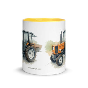 The Tractor Mugs Store Renault 65-32 MX Watercolor | Mug with Color Inside Quality Farmers Merch