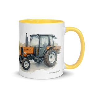 The Tractor Mugs Store Renault 65-32 MX Watercolor | Mug with Color Inside Quality Farmers Merch
