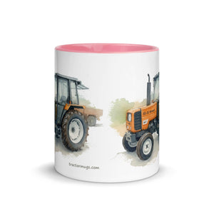 The Tractor Mugs Store Renault 65-32 MX Watercolor | Mug with Color Inside Quality Farmers Merch