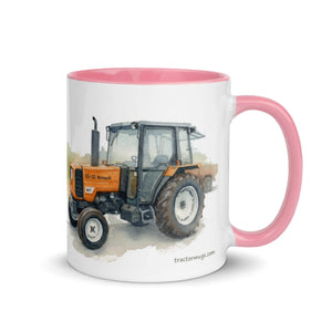 The Tractor Mugs Store Renault 65-32 MX Watercolor | Mug with Color Inside Quality Farmers Merch