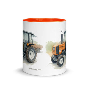 The Tractor Mugs Store Renault 65-32 MX Watercolor | Mug with Color Inside Quality Farmers Merch