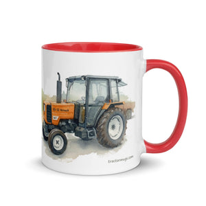 The Tractor Mugs Store Renault 65-32 MX Watercolor | Mug with Color Inside Quality Farmers Merch