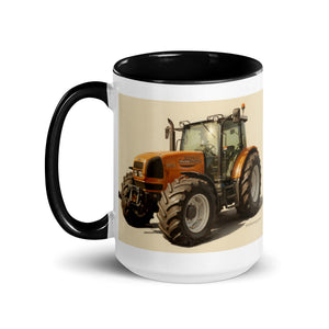 The Tractor Mugs Store Renault ares 696 rz Oil Painting | Mug with Color Inside Quality Farmers Merch