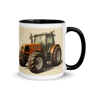 The Tractor Mugs Store Renault ares 696 rz Oil Painting | Mug with Color Inside Quality Farmers Merch