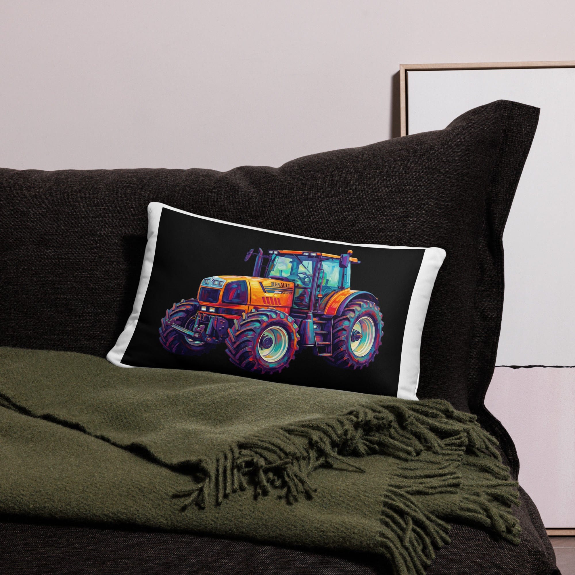 The Tractor Mugs Store Renault Atles 926 | Splash Art Pillow Case Quality Farmers Merch