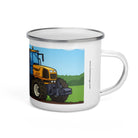 The Tractor Mugs Store Renault Atles 935RZ Ploughing | Enamel Mug Quality Farmers Merch