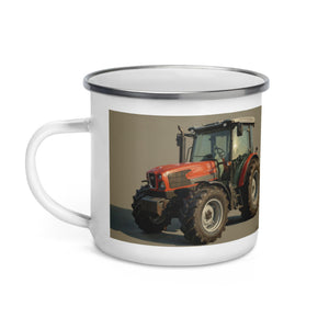 The Tractor Mugs Store SAME Dorado Natural 70 (Stage V) Oil Painting | Enamel Mug Quality Farmers Merch