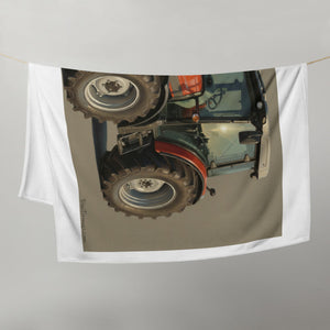 The Tractor Mugs Store SAME Dorado Natural 70 (Stage V) Oil Painting | Throw Blanket Quality Farmers Merch