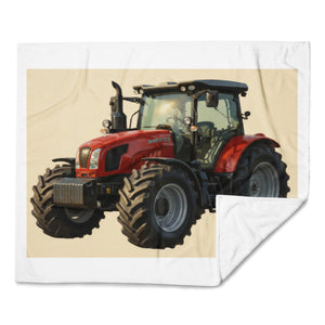 The Tractor Mugs Store SAME Explorer 105 (Stage V) Oil Painting | Throw Blanket Quality Farmers Merch
