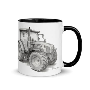 The Tractor Mugs Store SAME Explorer 105 (Stage V) Pencil Sketch | Mug with Color Inside Quality Farmers Merch