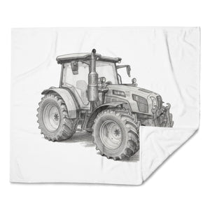 The Tractor Mugs Store SAME Explorer 105 (Stage V) Pencil Sketch | Throw Blanket Quality Farmers Merch