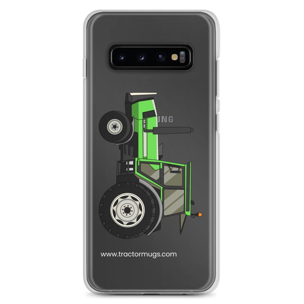 The Tractor Mugs Store Samsung Galaxy S10+ Deutz DX 90 | Clear Case for Samsung® Quality Farmers Merch