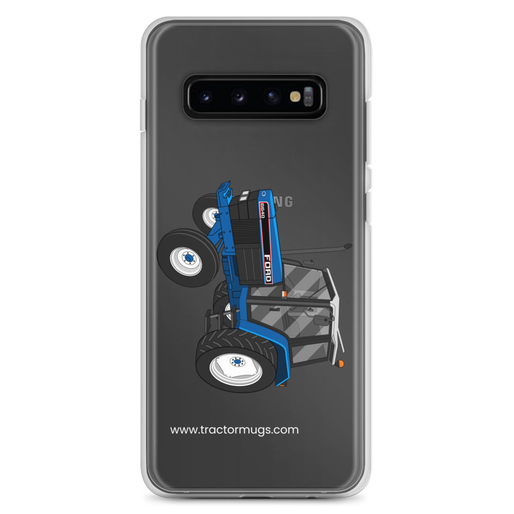 The Tractor Mugs Store Samsung Galaxy S10+ Ford 6640 2WD | Clear Case for Samsung® Quality Farmers Merch