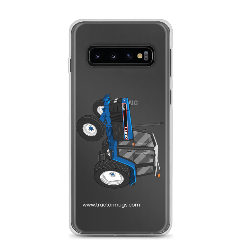 The Tractor Mugs Store Samsung Galaxy S10 Ford 6640 2WD | Clear Case for Samsung® Quality Farmers Merch