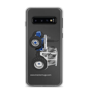 The Tractor Mugs Store Samsung Galaxy S10 Ford 7810 Jubilee Edition SilverTractor | Clear Case for Samsung® Quality Farmers Merch