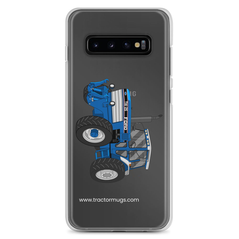 The Tractor Mugs Store Samsung Galaxy S10+ Ford TW 25 |  Clear Case for Samsung® Quality Farmers Merch