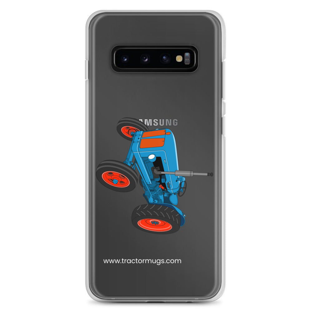 The Tractor Mugs Store Samsung Galaxy S10+ Fordson Super Dexta | Clear Case for Samsung® Quality Farmers Merch