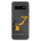 The Tractor Mugs Store Samsung Galaxy S10+ JCB 370 LC | Clear Case for Samsung® Quality Farmers Merch