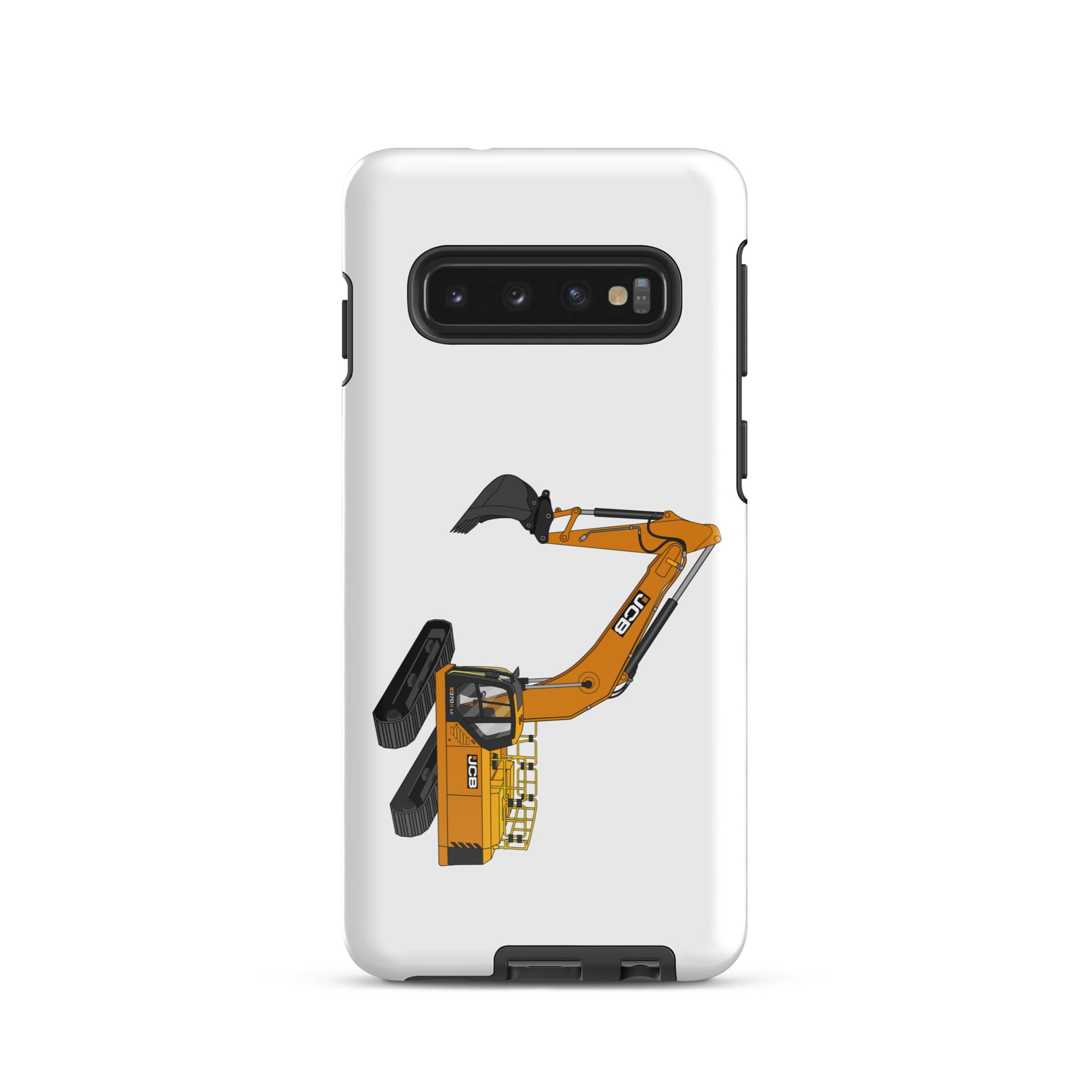 The Tractor Mugs Store Samsung Galaxy S10 JCB 370 LC | Tough case for Samsung® Quality Farmers Merch