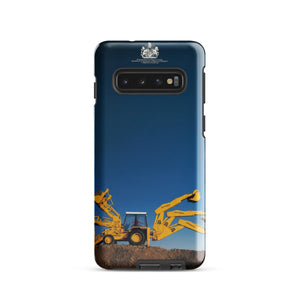 The Tractor Mugs Store Samsung Galaxy S10 JCB 3CX Sitemaster Advert (1988) | Tough case for Samsung® Quality Farmers Merch