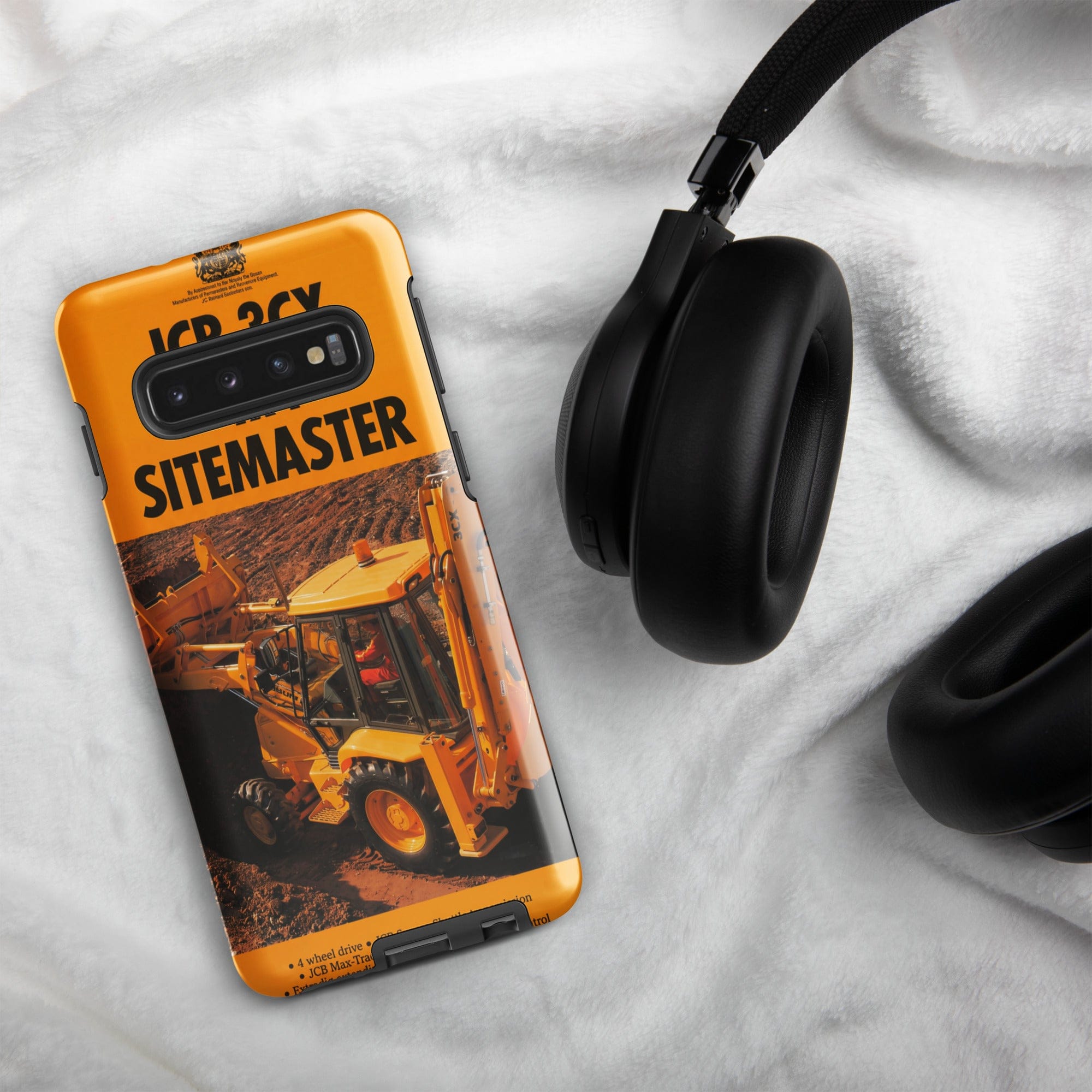 The Tractor Mugs Store Samsung Galaxy S10 JCB 3CX Sitemaster Brochure | Tough case for Samsung® Quality Farmers Merch