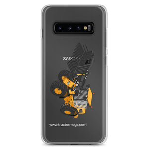 The Tractor Mugs Store Samsung Galaxy S10+ JCB 435 S Farm Master | Clear Case for Samsung® Quality Farmers Merch