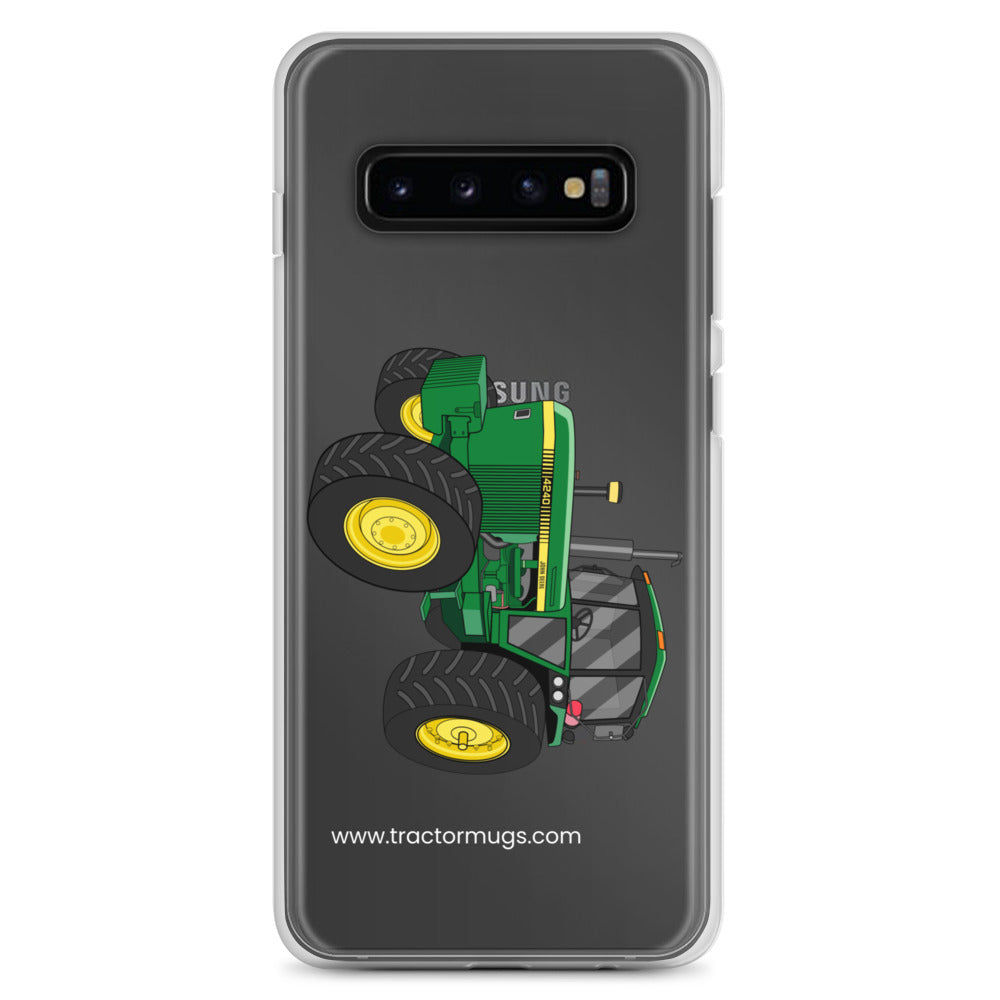 The Tractor Mugs Store Samsung Galaxy S10+ John Deere 4240  |  Clear Case for Samsung® Quality Farmers Merch