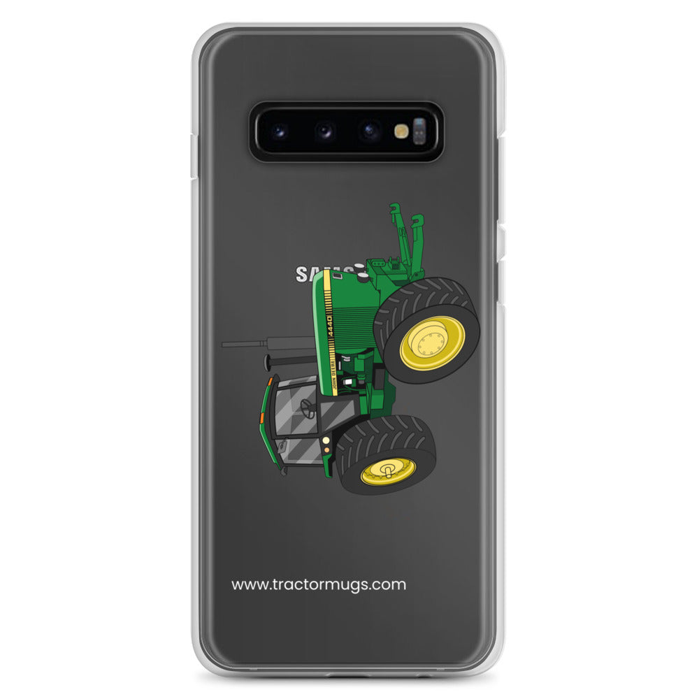 The Tractor Mugs Store Samsung Galaxy S10+ John Deere 4440 4WD  |  Clear Case for Samsung® Quality Farmers Merch
