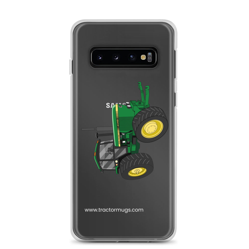 The Tractor Mugs Store Samsung Galaxy S10 John Deere 4440 4WD  |  Clear Case for Samsung® Quality Farmers Merch