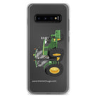 The Tractor Mugs Store Samsung Galaxy S10+ John Deere 6210 R | Clear Case for Samsung® Quality Farmers Merch