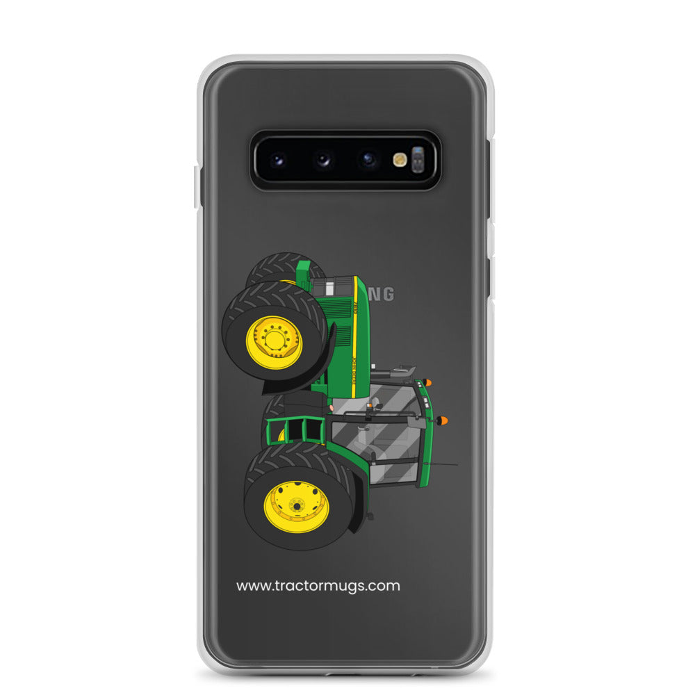 The Tractor Mugs Store Samsung Galaxy S10 John Deere 7810 | Clear Case for Samsung® Quality Farmers Merch