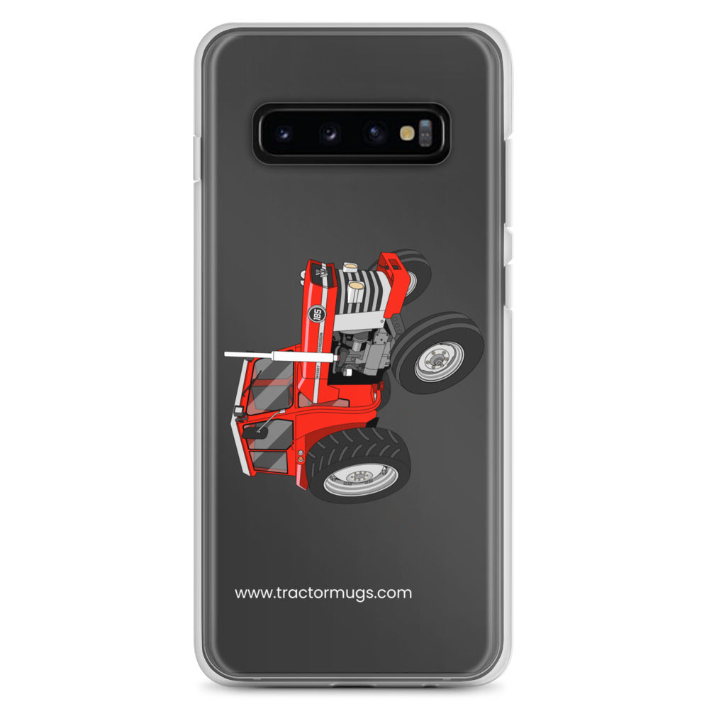 The Tractor Mugs Store Samsung Galaxy S10+ Massey Ferguson 185  |  Clear Case for Samsung® Quality Farmers Merch