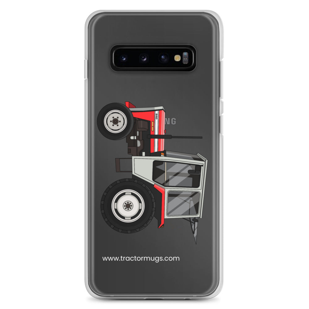 The Tractor Mugs Store Samsung Galaxy S10+ Massey Ferguson 240 | Clear Case for Samsung® Quality Farmers Merch