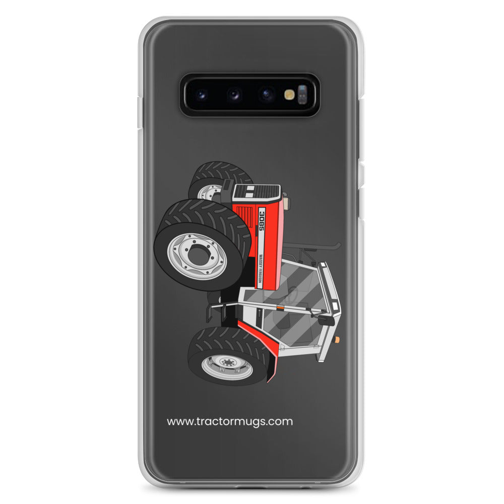 The Tractor Mugs Store Samsung Galaxy S10+ Massey Ferguson 3085 | Clear Case for Samsung® Quality Farmers Merch